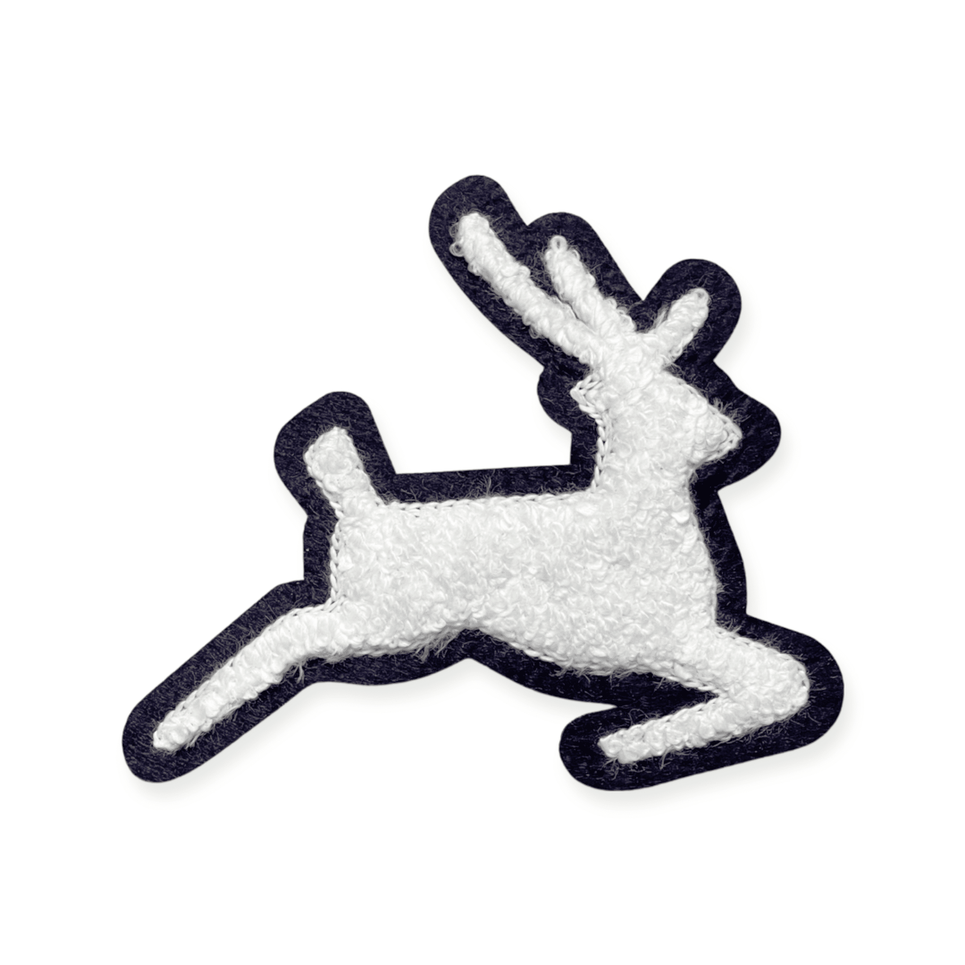 Chenille Stag Deer Iron On Patch - Wander Together Outfitters
