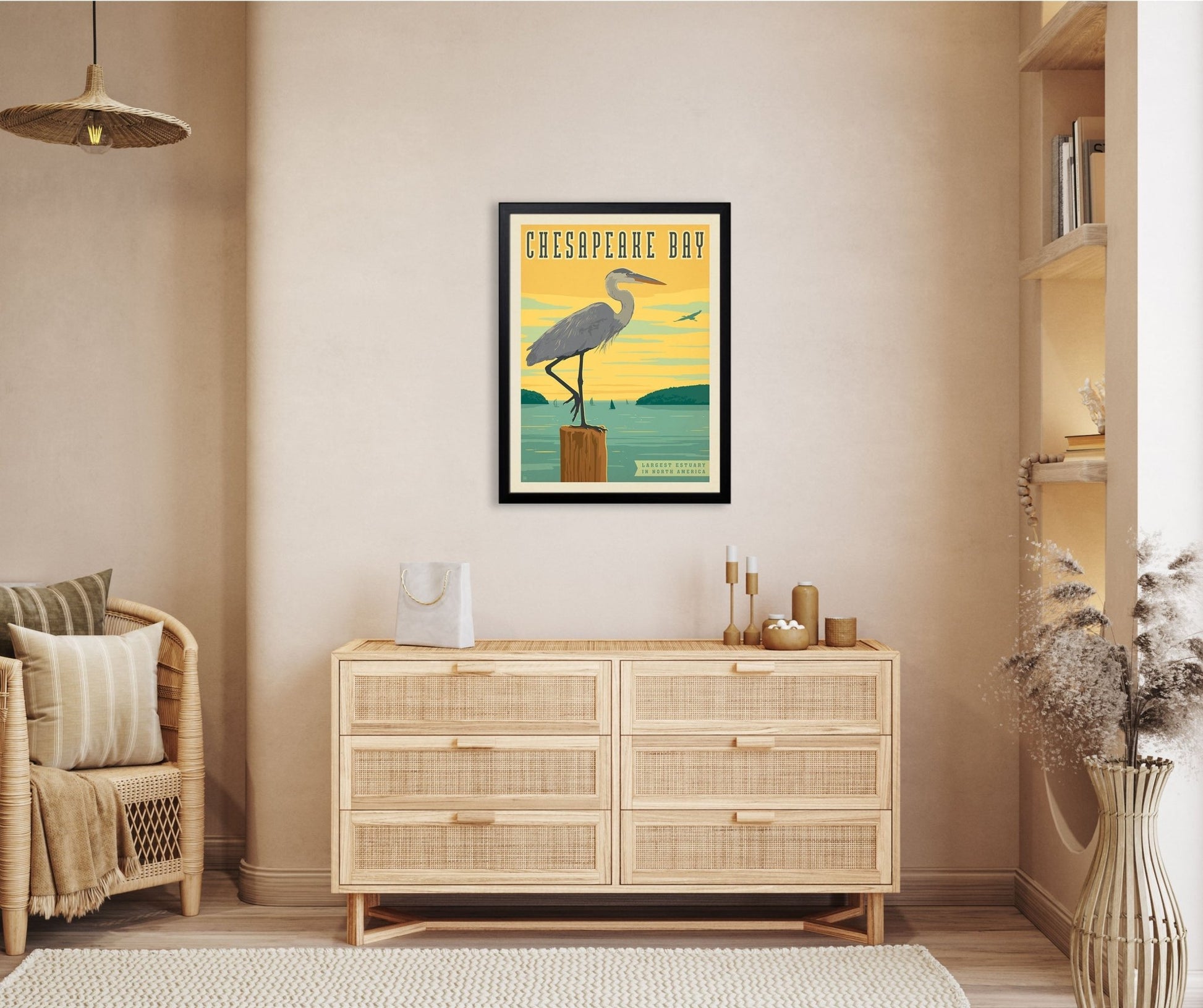 Chesapeake Bay (American Travel) Art Print - Wander Together Outfitters
