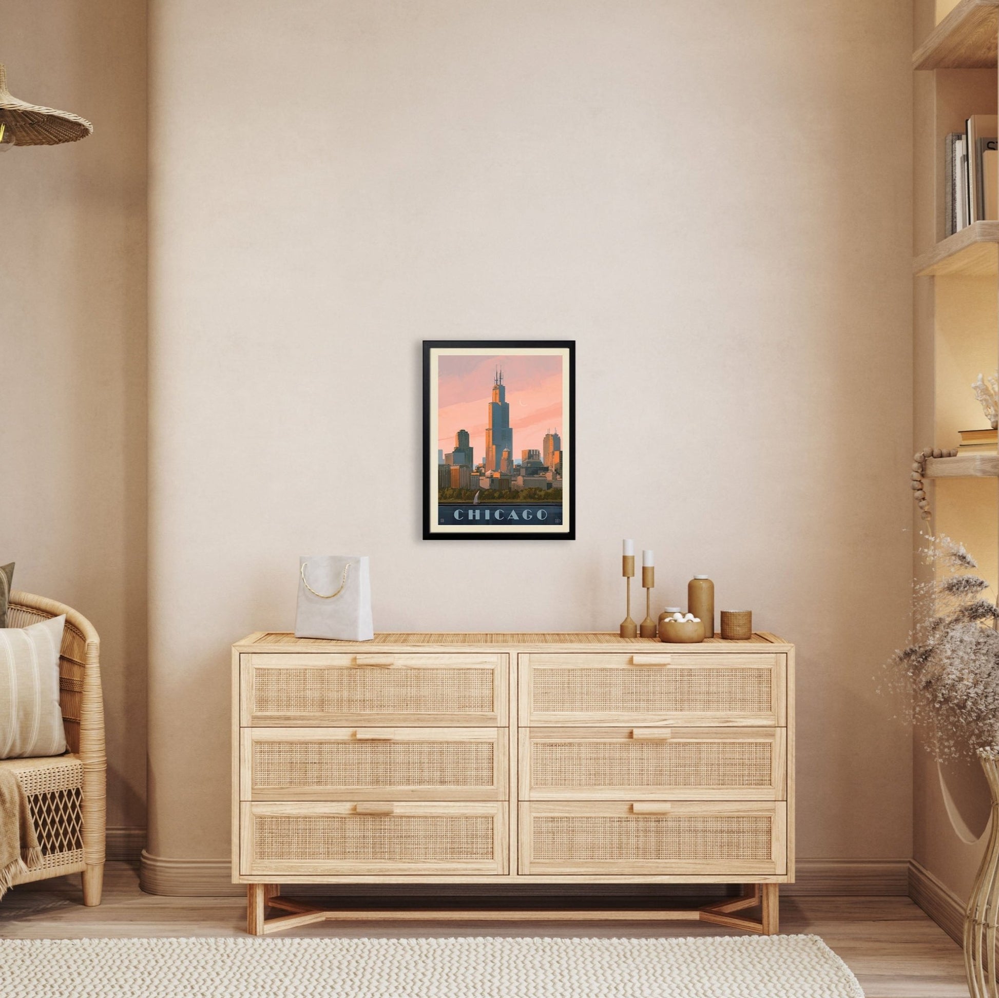 Chicago: Lake Michigan Art Print - Wander Together Outfitters