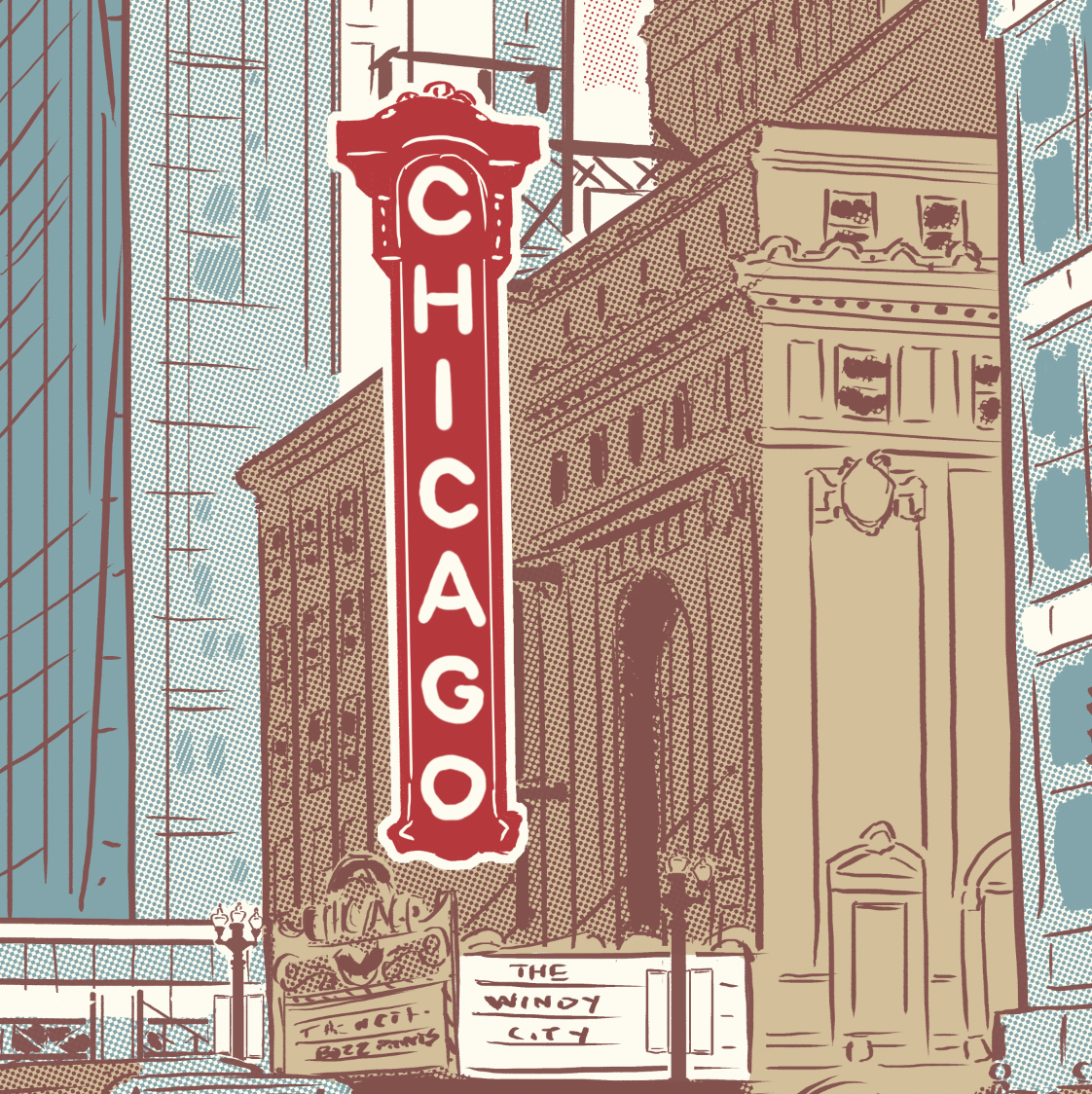 Chicago Loop Print - Wander Together Outfitters