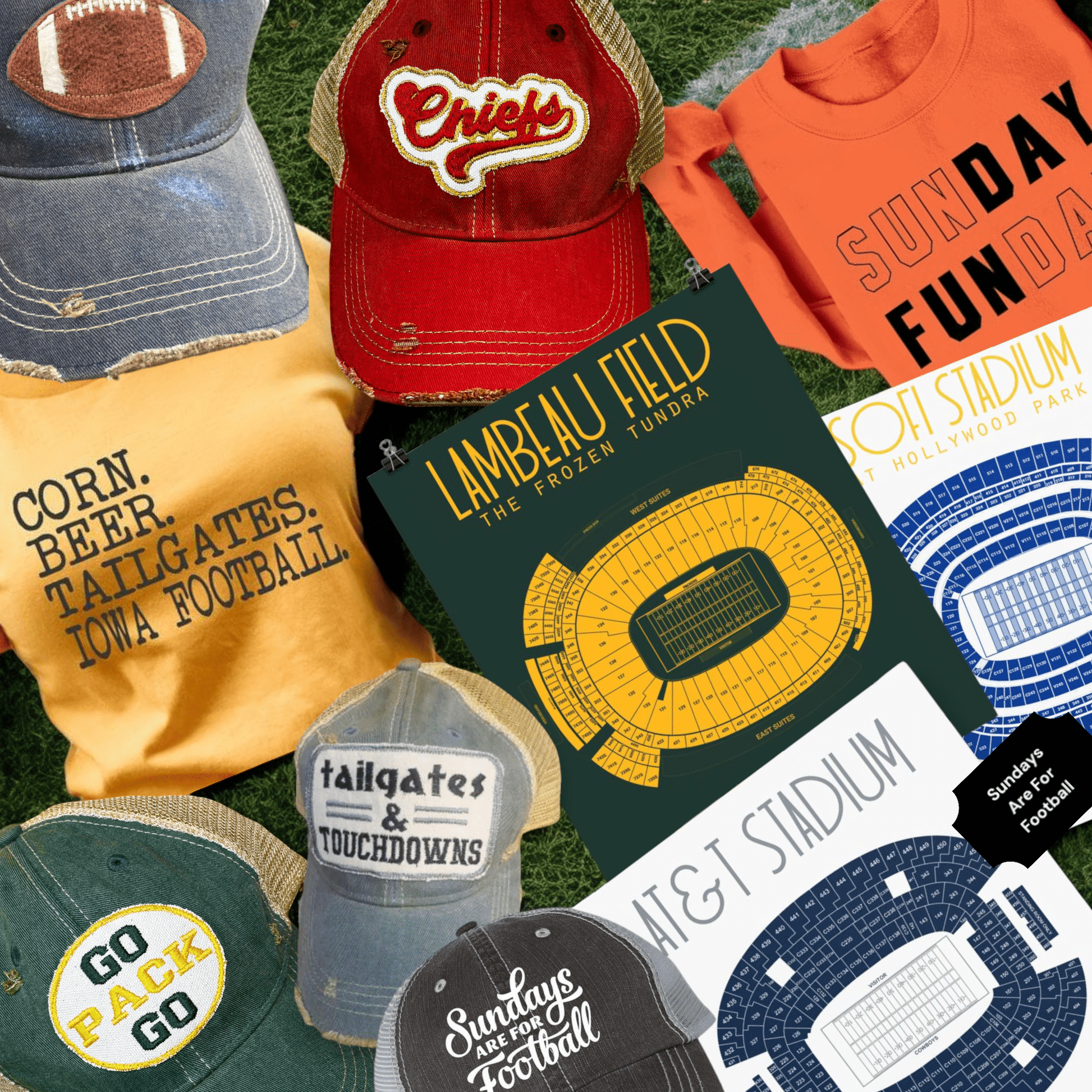 "Chiefs" Distressed Vintage Cap - Wander Together Outfitters