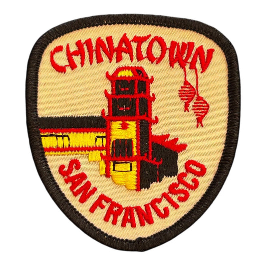 Chinatown San Francisco Embroidered Iron On Patch - Wander Together Outfitters