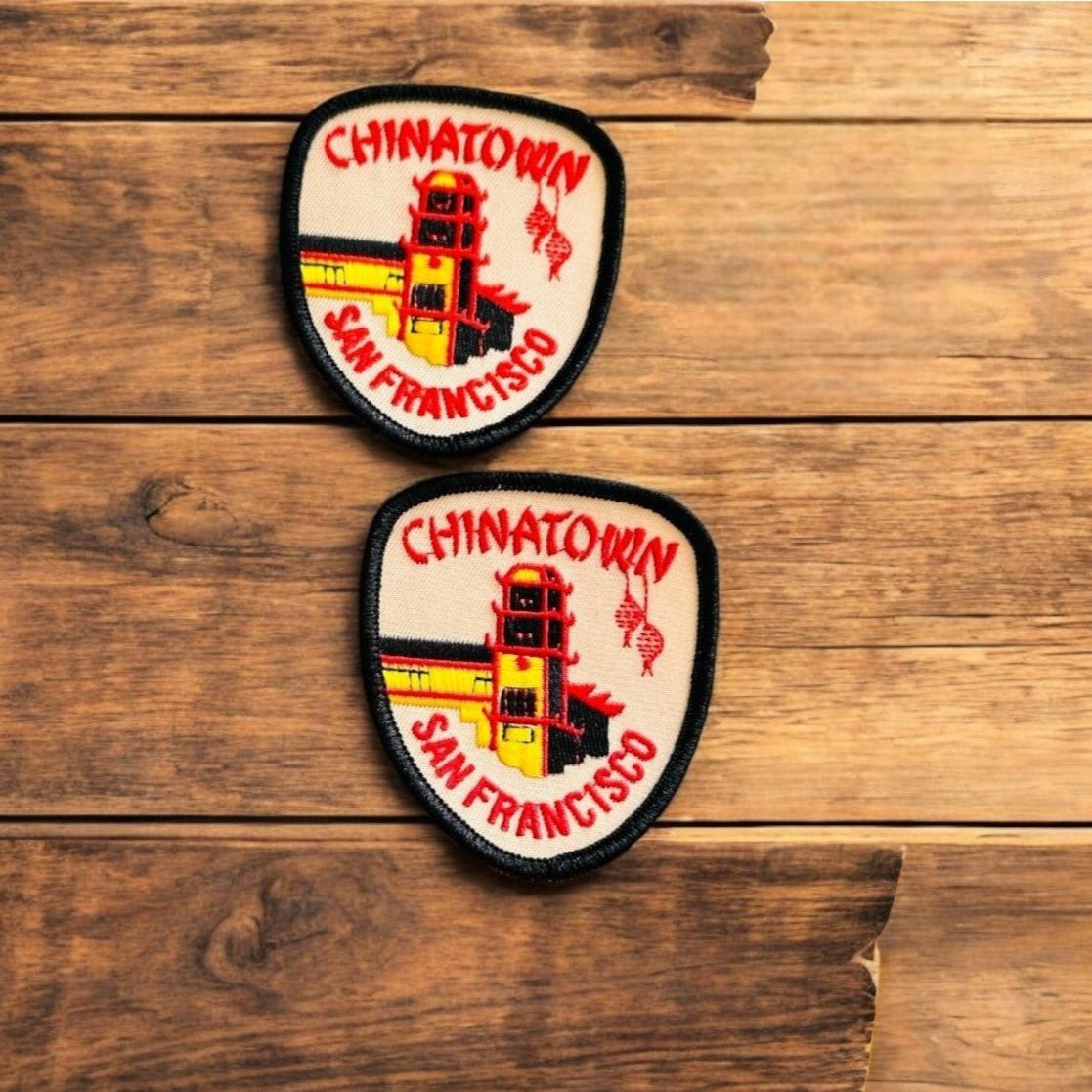 Chinatown San Francisco Embroidered Iron On Patch - Wander Together Outfitters