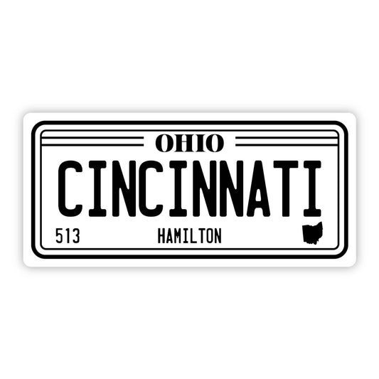 "Cincinnati Ohio 513" Large Bumper Sticker/Vinyl Sticker (5 inch) - Wander Together Outfitters