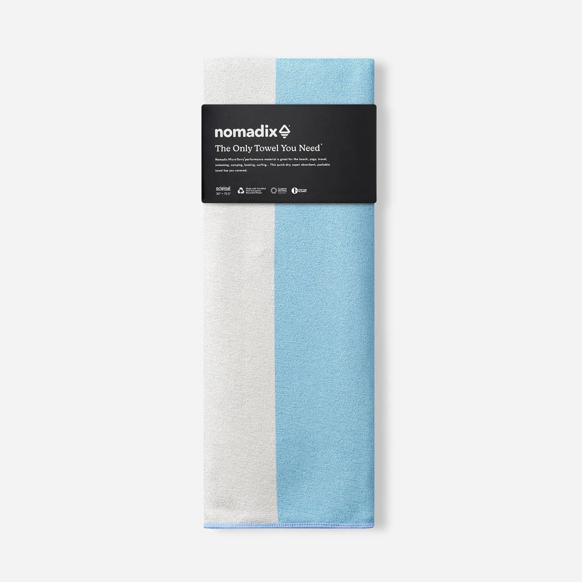 Classic Cabana Pale Blue Quick Dry Original Towel - Wander Together Outfitters