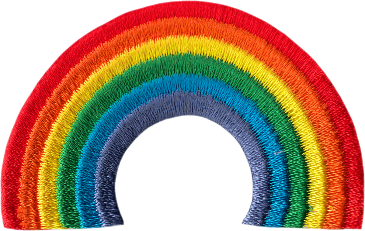 Classic Rainbow Arch Iron On Patch - Wander Together Outfitters