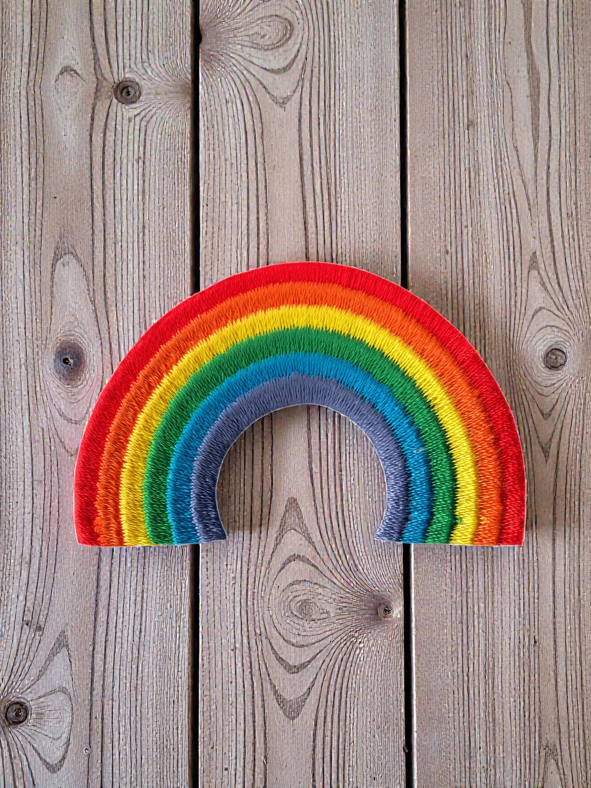 Classic Rainbow Arch Iron On Patch - Wander Together Outfitters