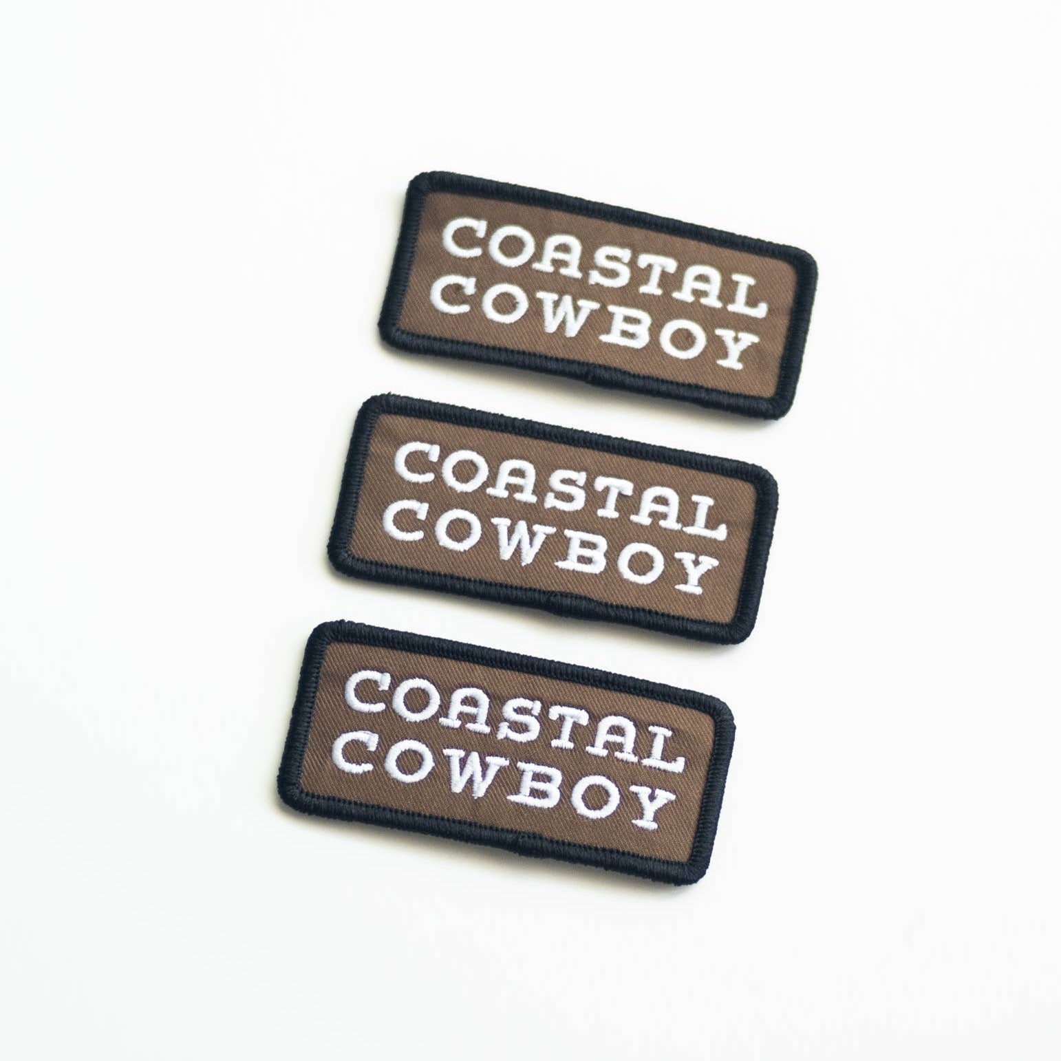 "Coastal Cowboy" Embroidered Iron on Patch - Wander Together Outfitters