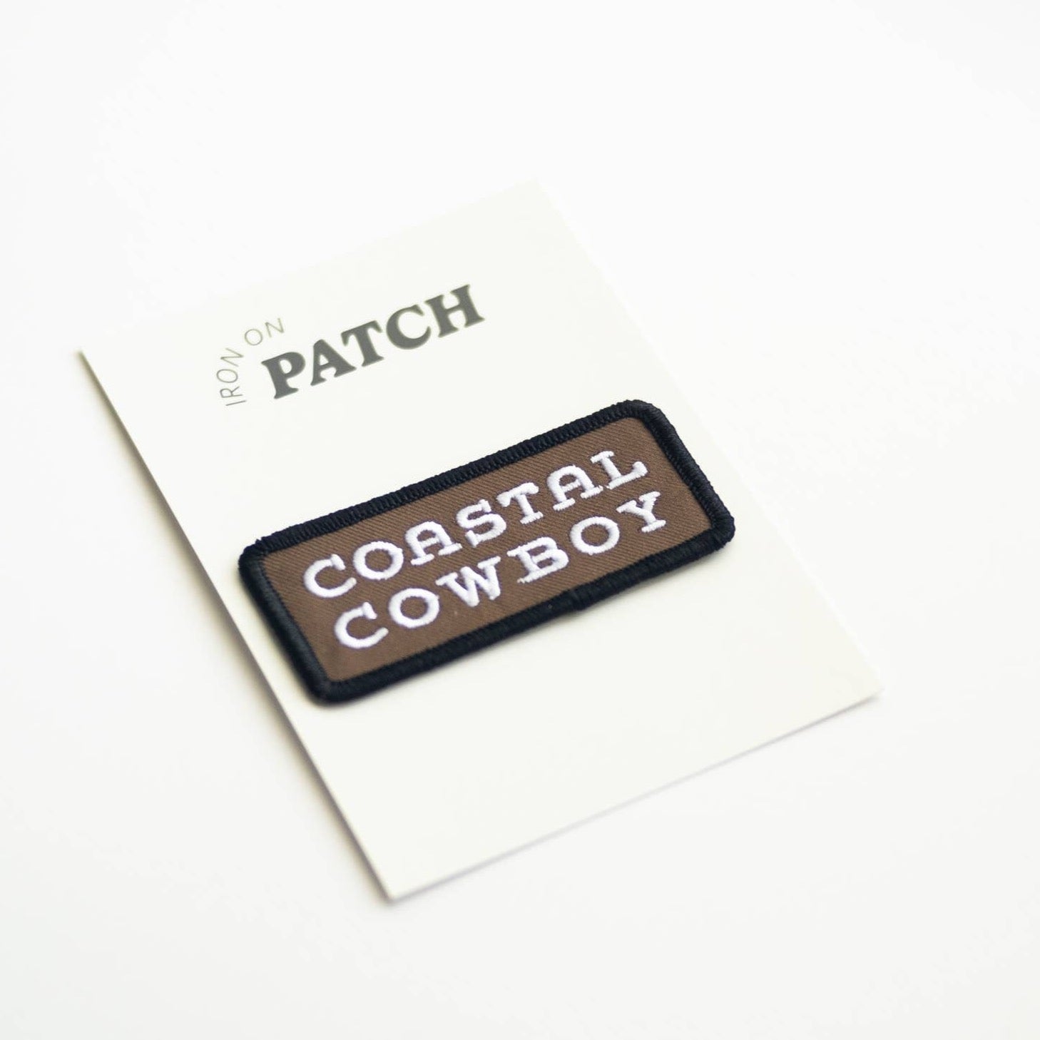 "Coastal Cowboy" Embroidered Iron on Patch - Wander Together Outfitters