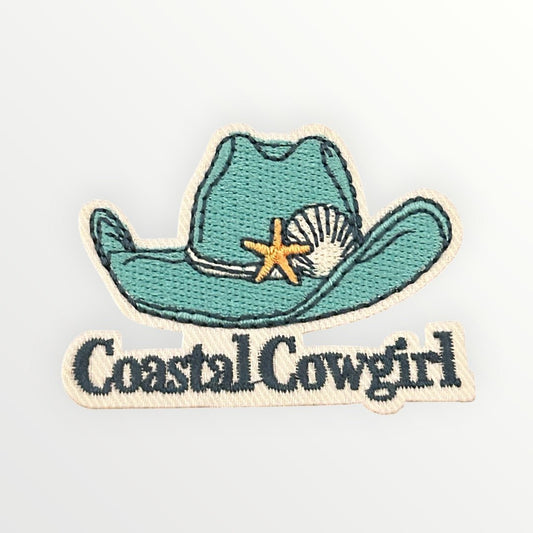 Coastal Cowgirl Hat Iron On Patch - Wander Together Outfitters