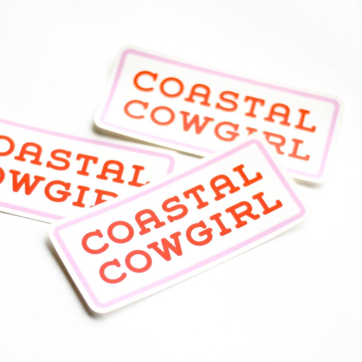 "Coastal Cowgirl" Vinyl Sticker - Wander Together Outfitters