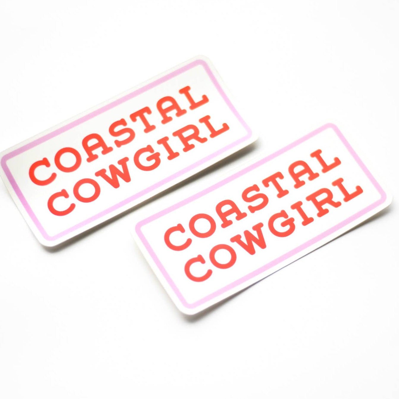 "Coastal Cowgirl" Vinyl Sticker - Wander Together Outfitters