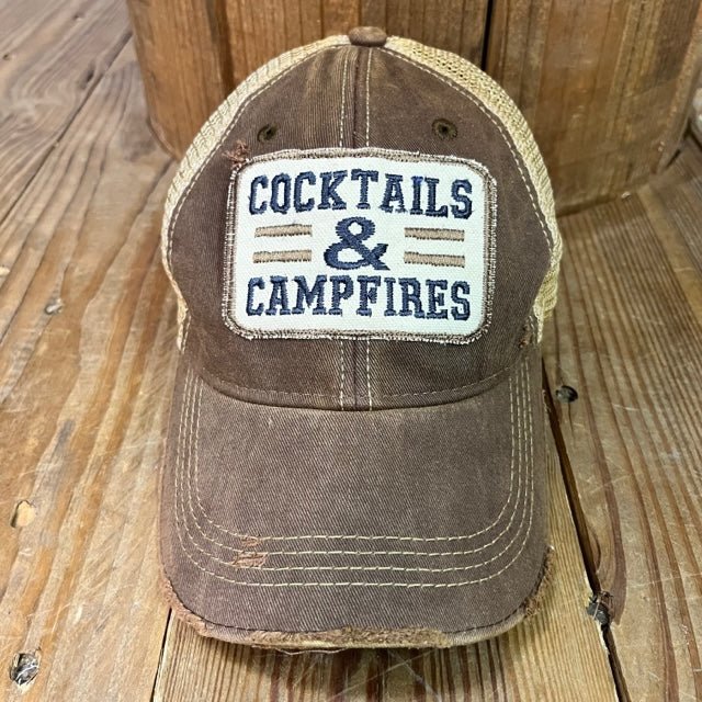 "Cocktails and Campfires" Unisex Cap - Wander Together Outfitters