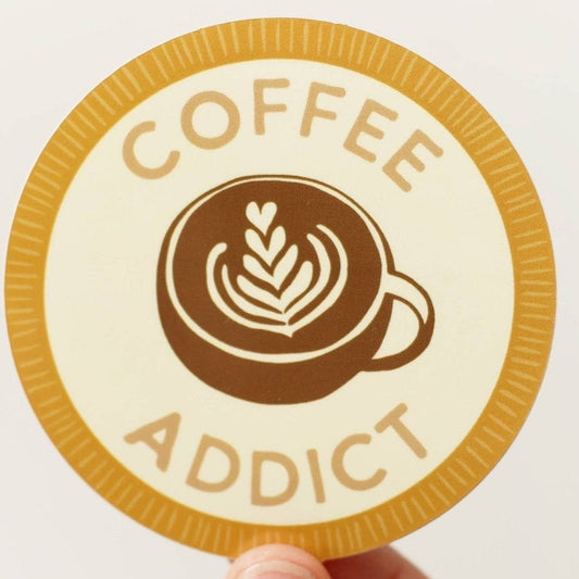 "Coffee Addict" Vinyl Sticker - Wander Together Outfitters