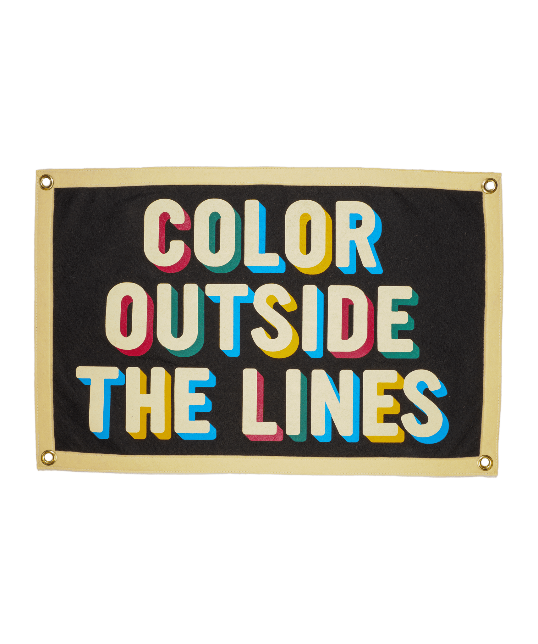 Color Outside The Lines Camp Flag - Wander Together Outfitters