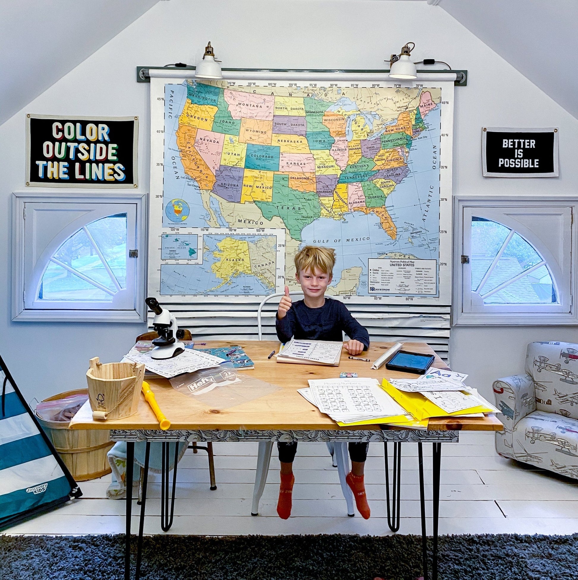 Color Outside The Lines Camp Flag - Wander Together Outfitters