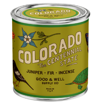 Colorado State Candle (Juniper, For, Incense) - Wander Together Outfitters