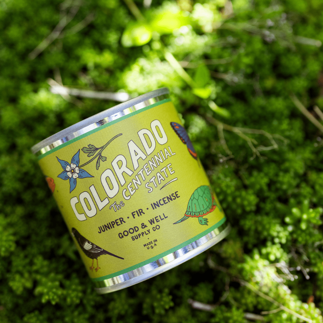 Colorado State Candle (Juniper, For, Incense) - Wander Together Outfitters