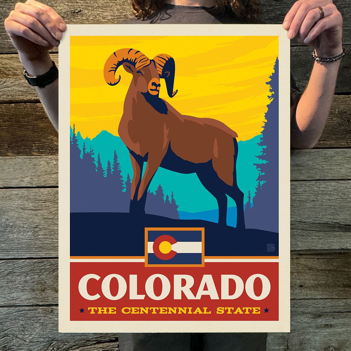 Colorado (State Pride) Art Print - Wander Together Outfitters