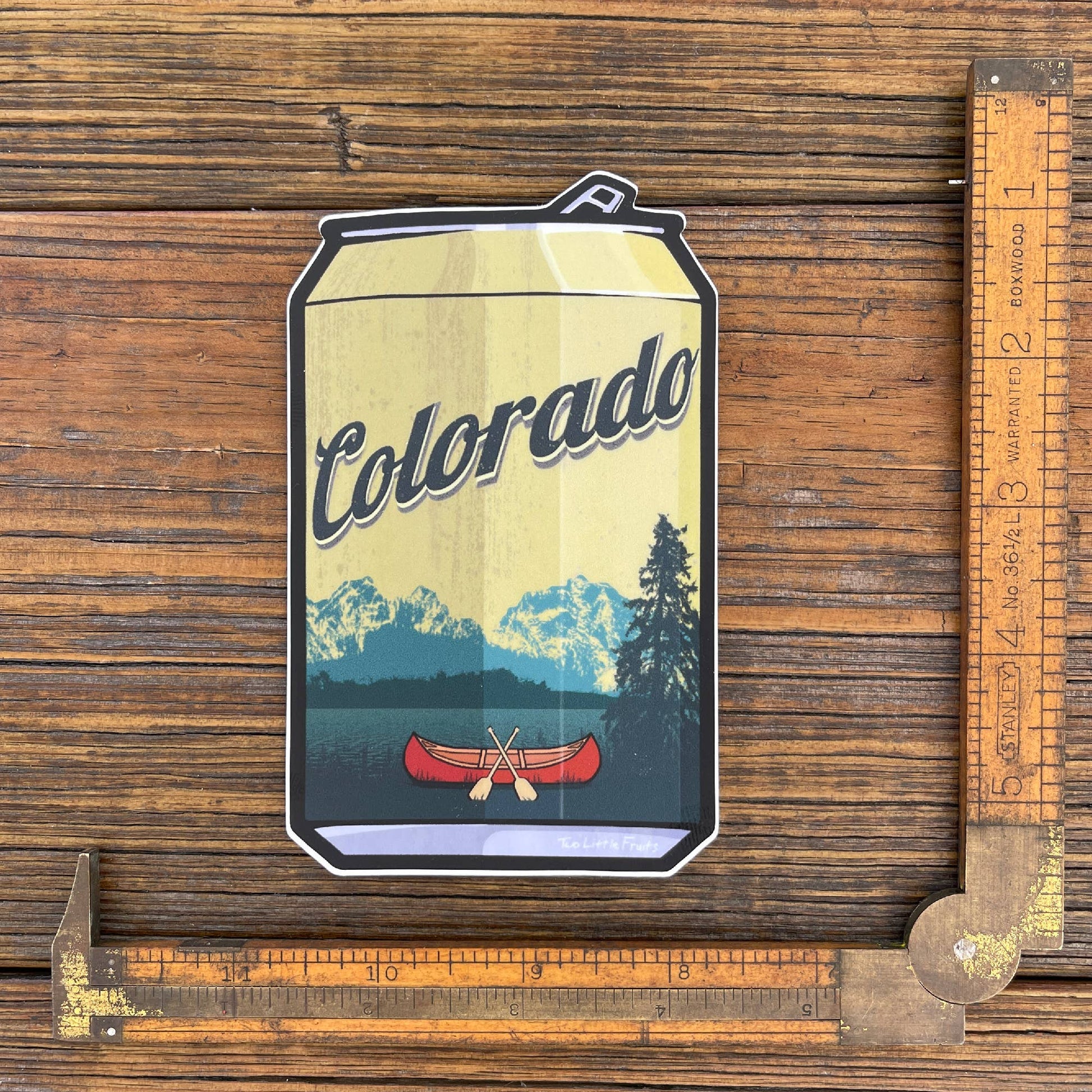 Colorado Stickers - Beer Can Canoe Design - Wander Together Outfitters
