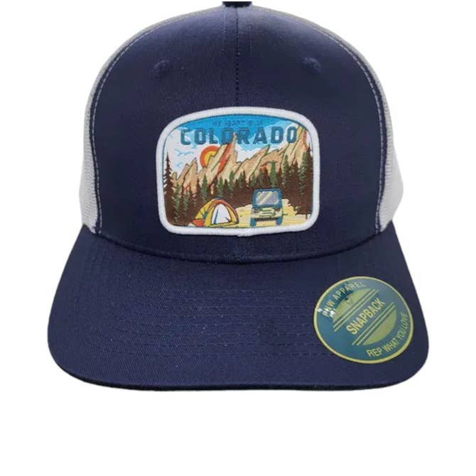 Colorado Trucker Hat with Patch - Wander Together Outfitters