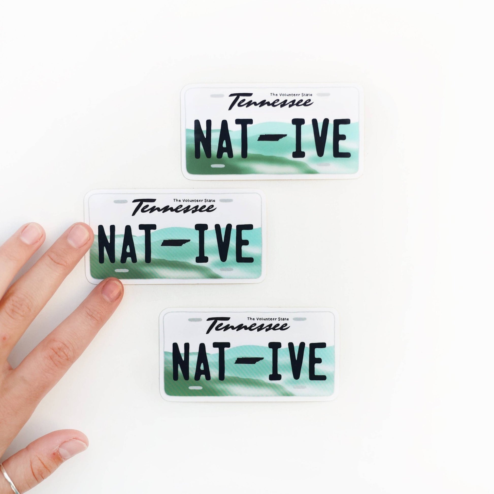 Colorful "Native" State License Plate Stickers - Wander Together Outfitters