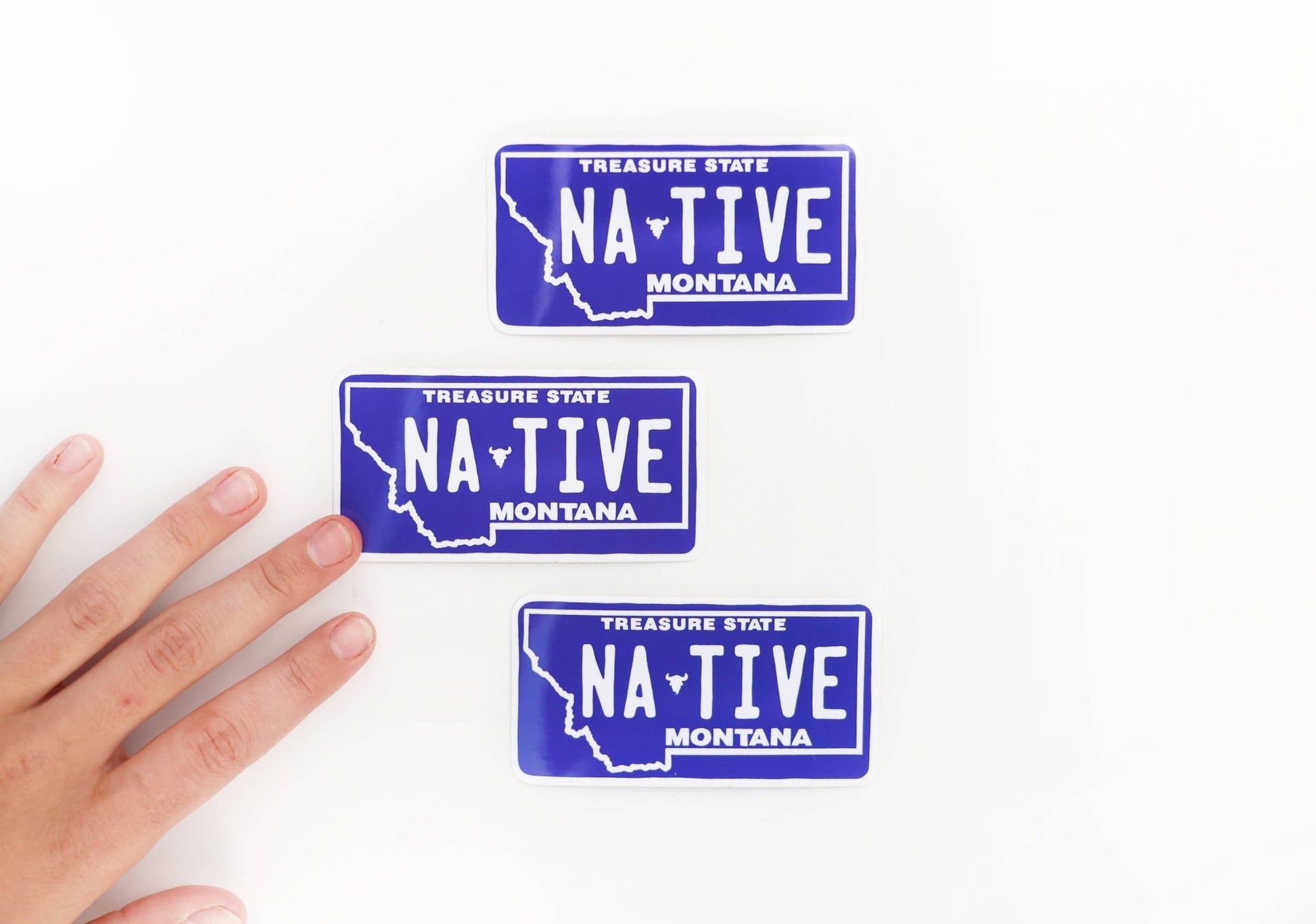 Colorful "Native" State License Plate Stickers - Wander Together Outfitters