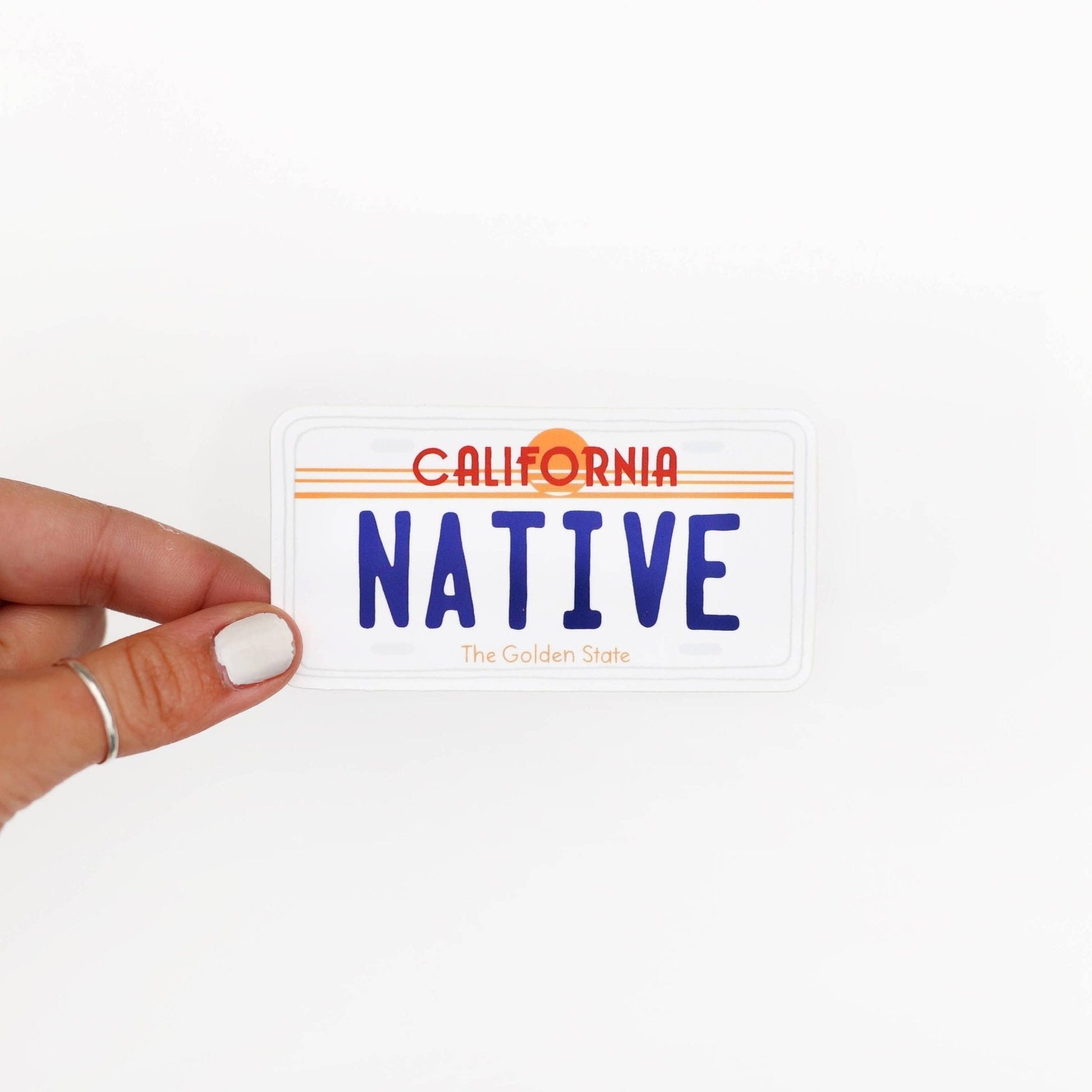 Colorful "Native" State License Plate Stickers - Wander Together Outfitters