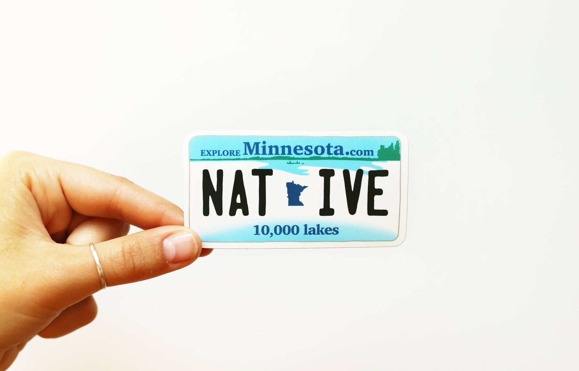 Colorful "Native" State License Plate Stickers - Wander Together Outfitters