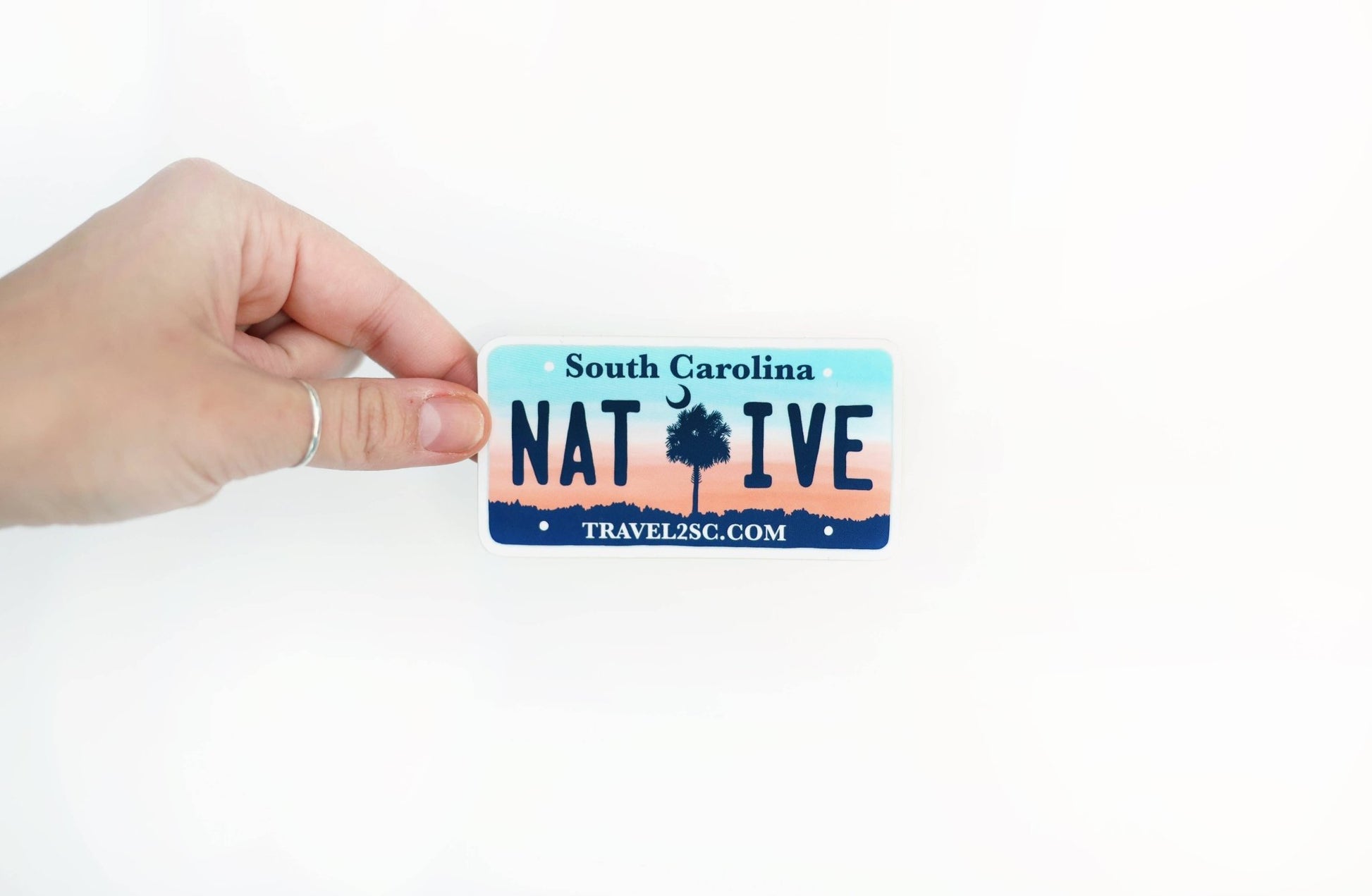 Colorful "Native" State License Plate Stickers - Wander Together Outfitters
