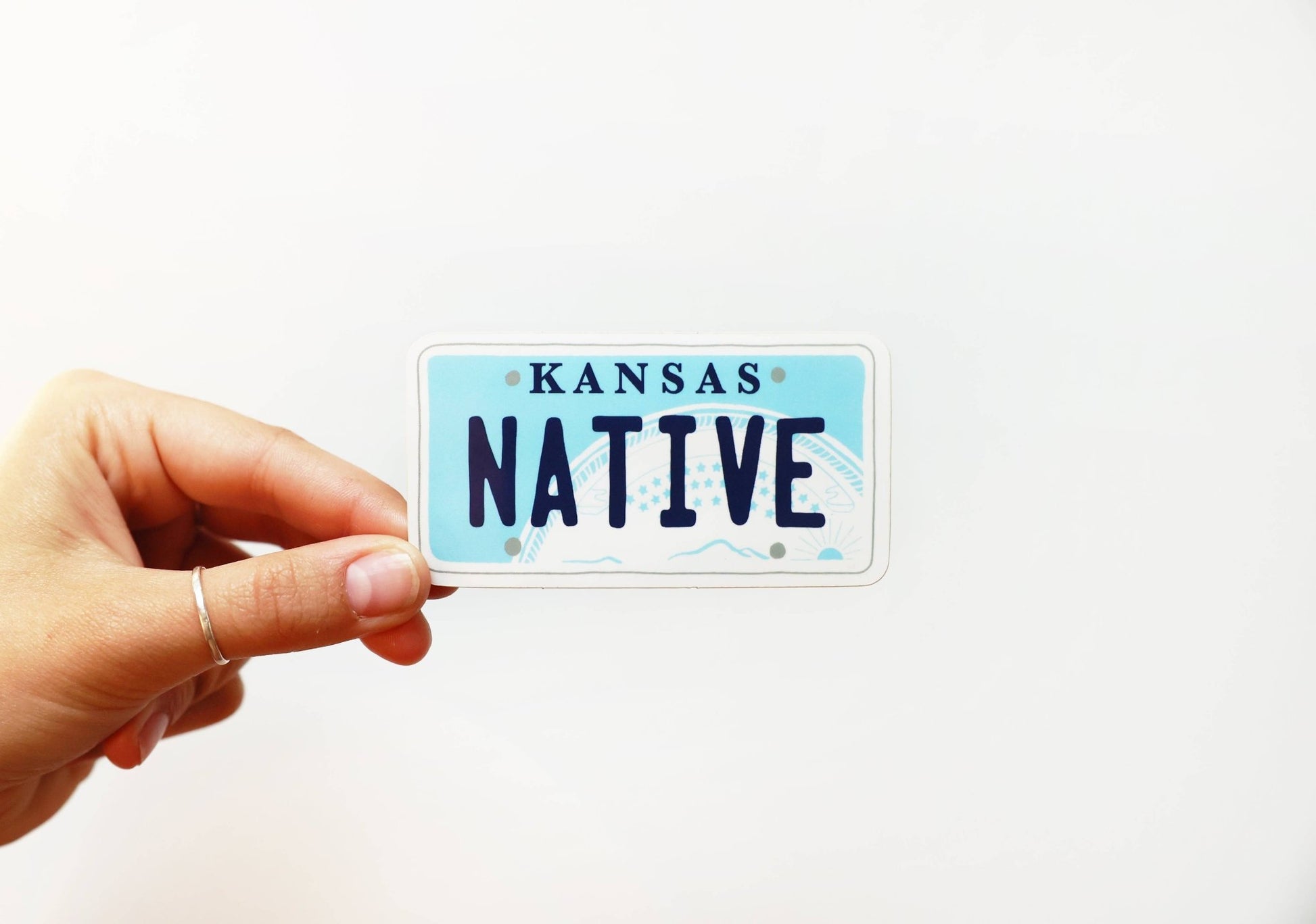 Colorful "Native" State License Plate Stickers - Wander Together Outfitters