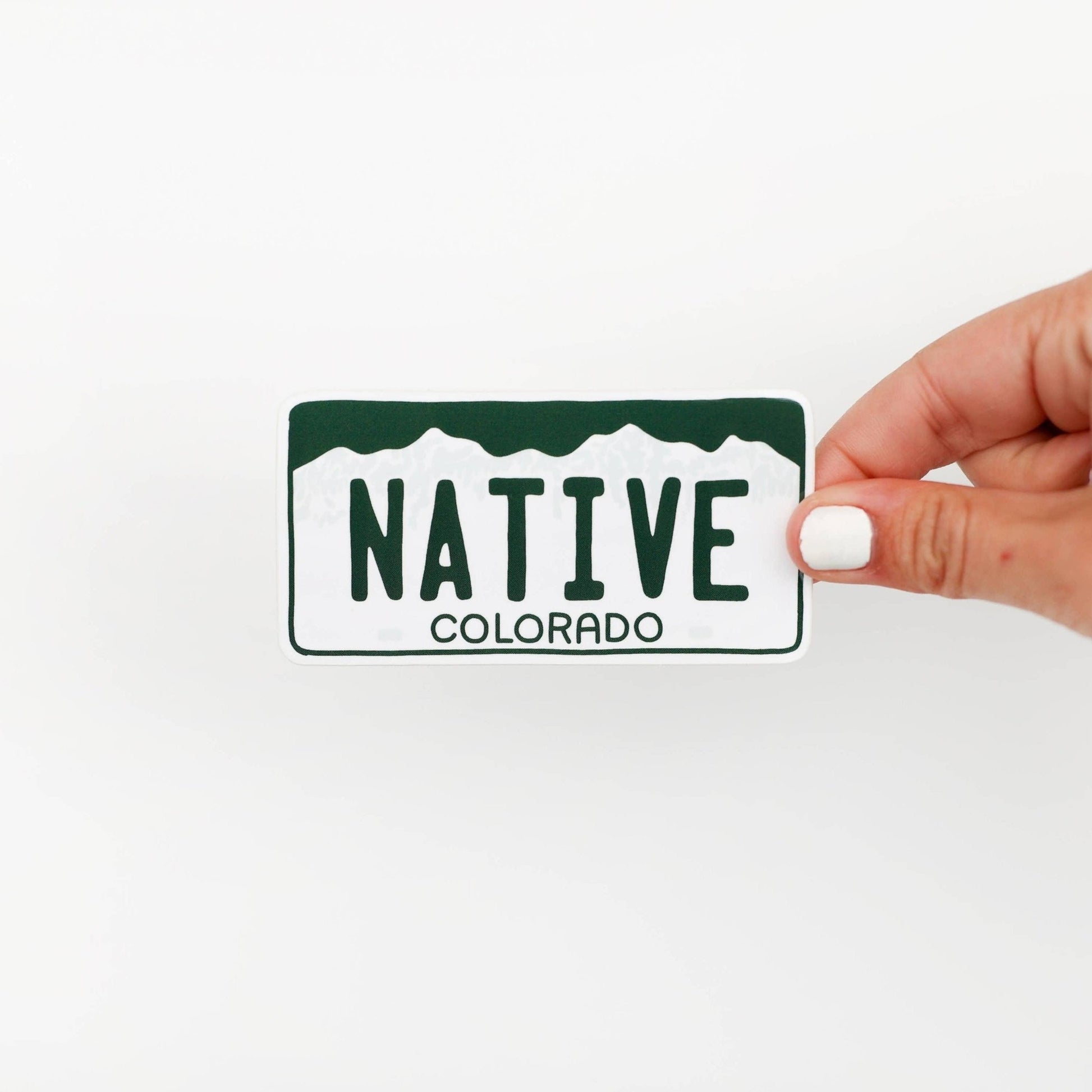 Colorful "Native" State License Plate Stickers - Wander Together Outfitters