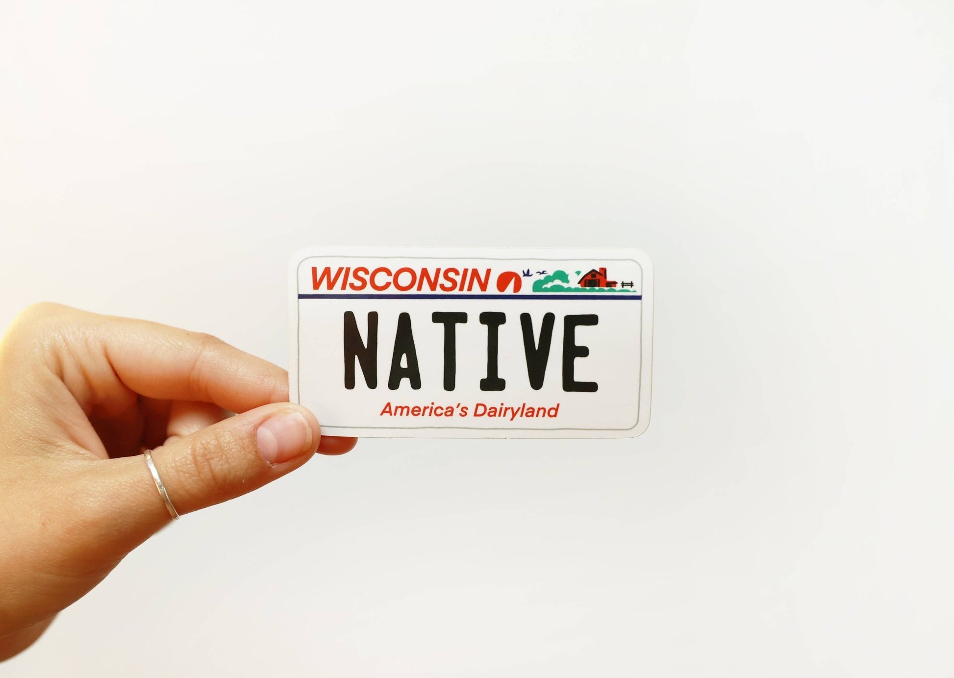 Colorful "Native" State License Plate Stickers - Wander Together Outfitters