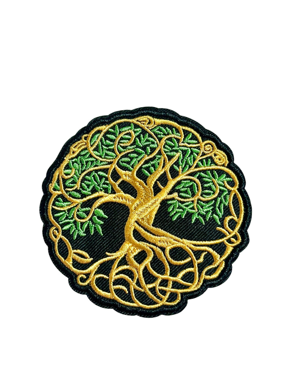 Colorful or Black/White Tree of Life Embroidered Iron On Patches - Wander Together Outfitters