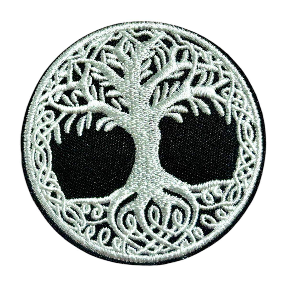 Colorful or Black/White Tree of Life Embroidered Iron On Patches - Wander Together Outfitters