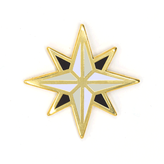 Compass Rose Enamel Pin - Wander Together Outfitters