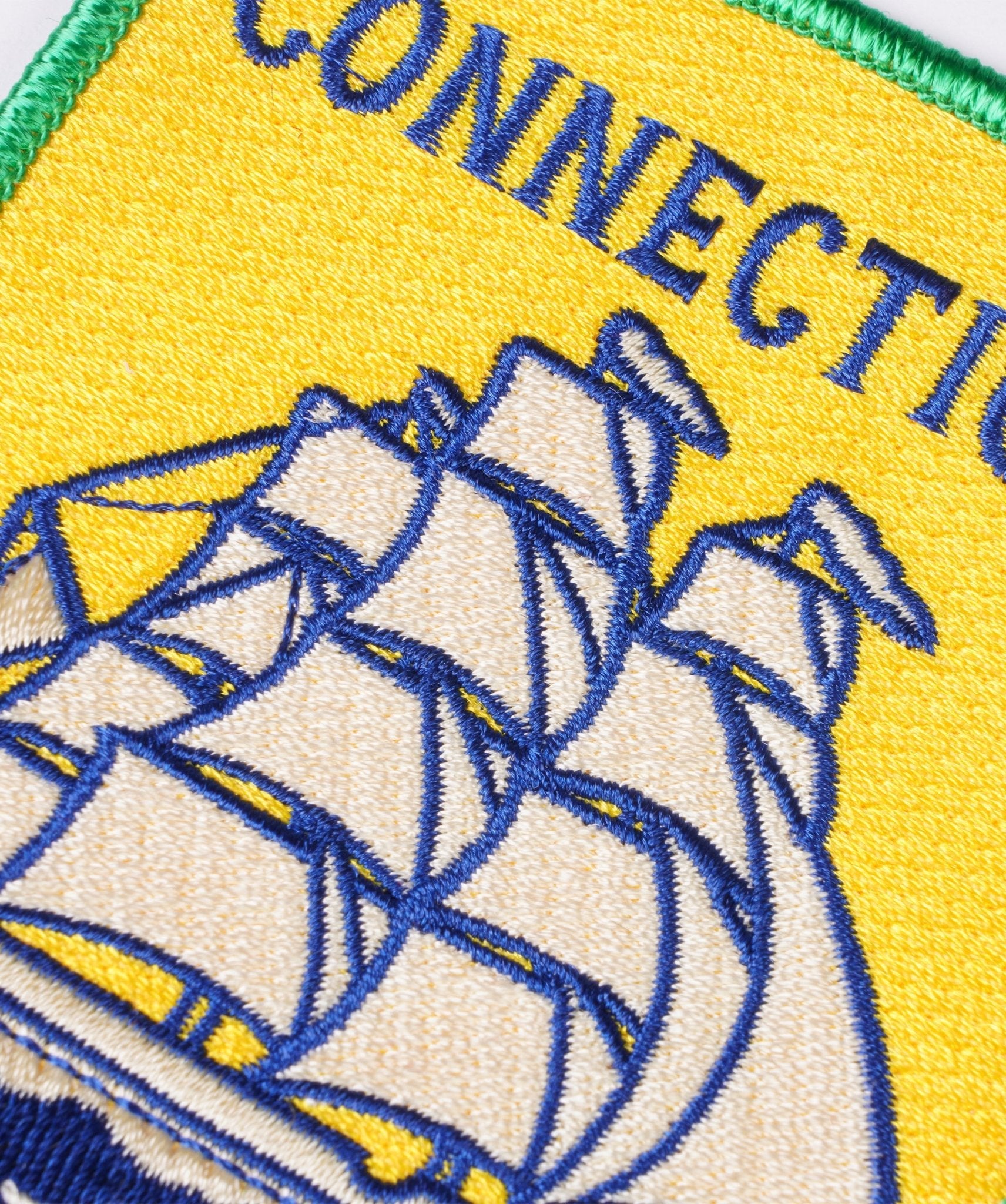 Connecticut Embroidered Patch - Wander Together Outfitters