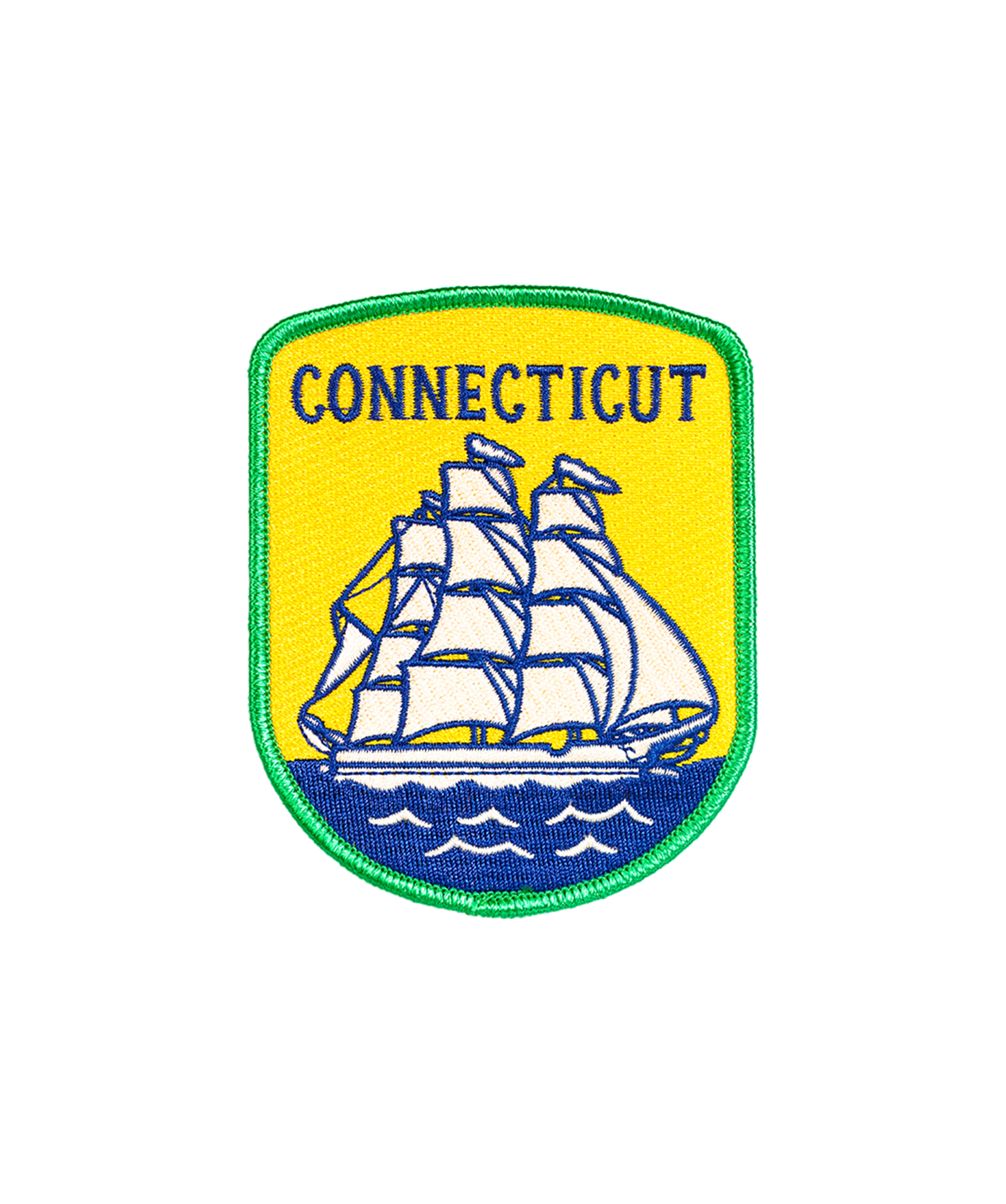 Connecticut Embroidered Patch - Wander Together Outfitters
