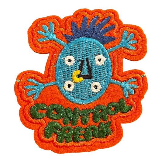 Control Freak Alien Iron On Patch - Wander Together Outfitters