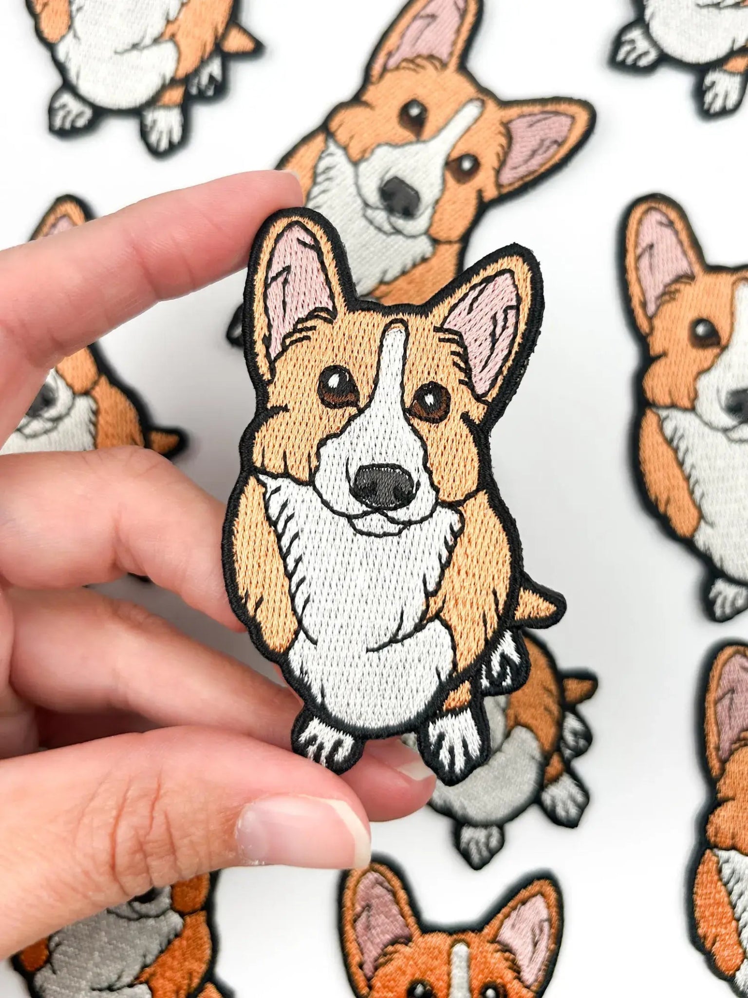 Corgi Patch Cute Embroidered Iron On Patch for Dog Lovers - Wander Together Outfitters