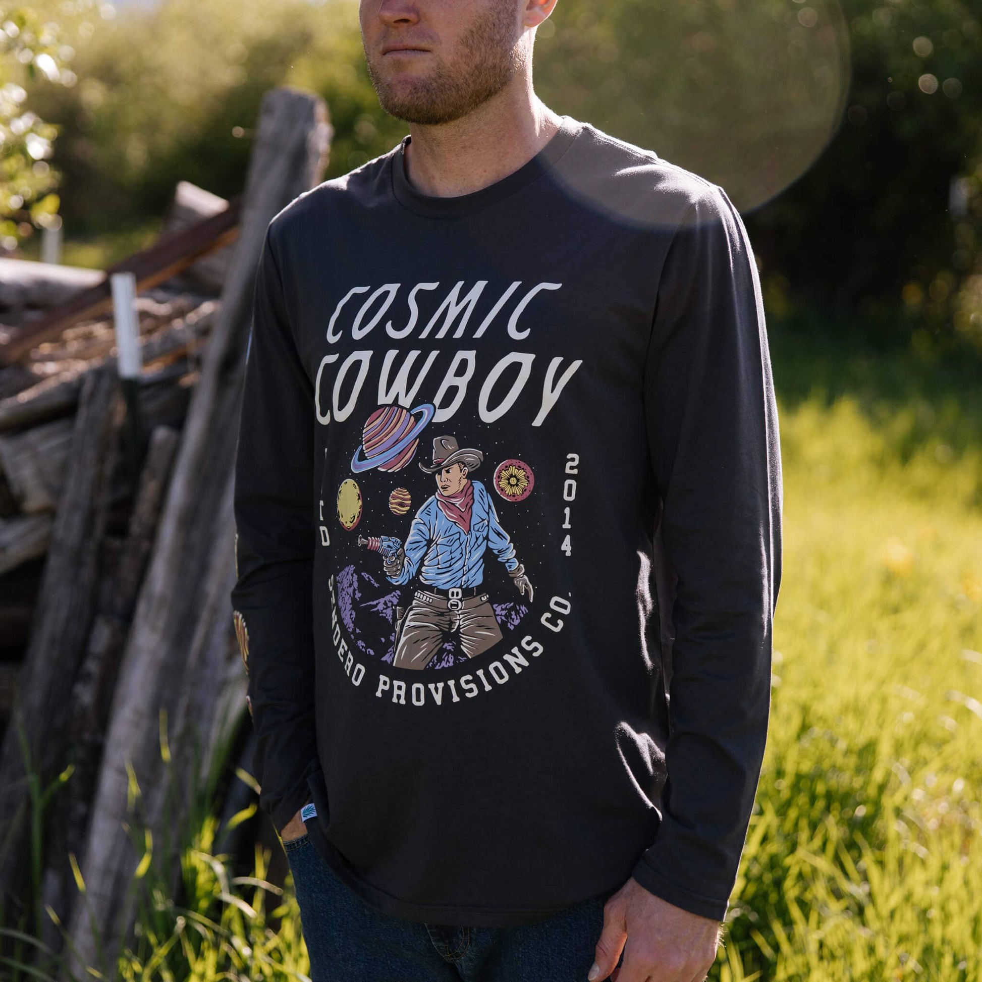 “Cosmic Cowboy” Long Sleeve T-Shirt - Wander Together Outfitters