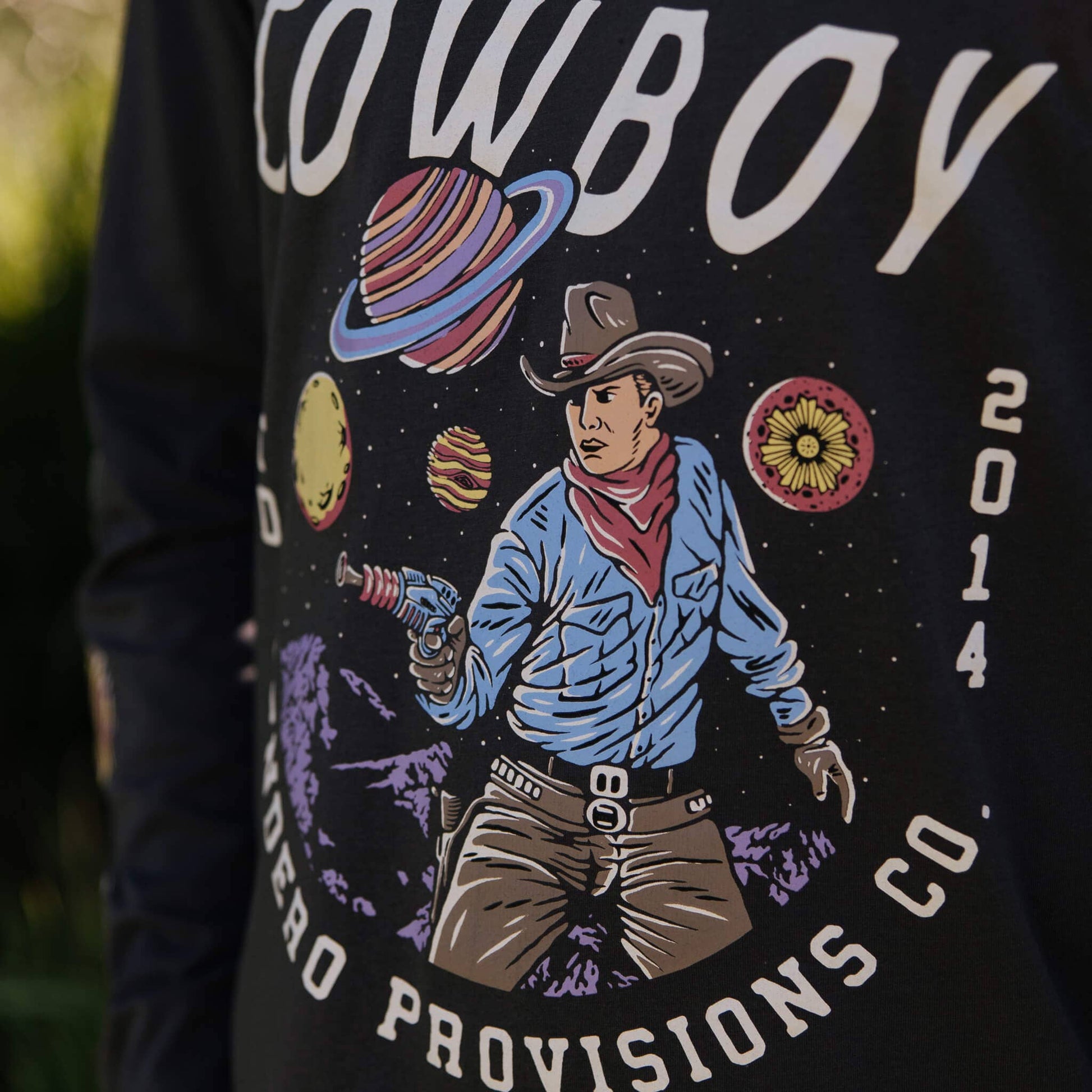 “Cosmic Cowboy” Long Sleeve T-Shirt - Wander Together Outfitters