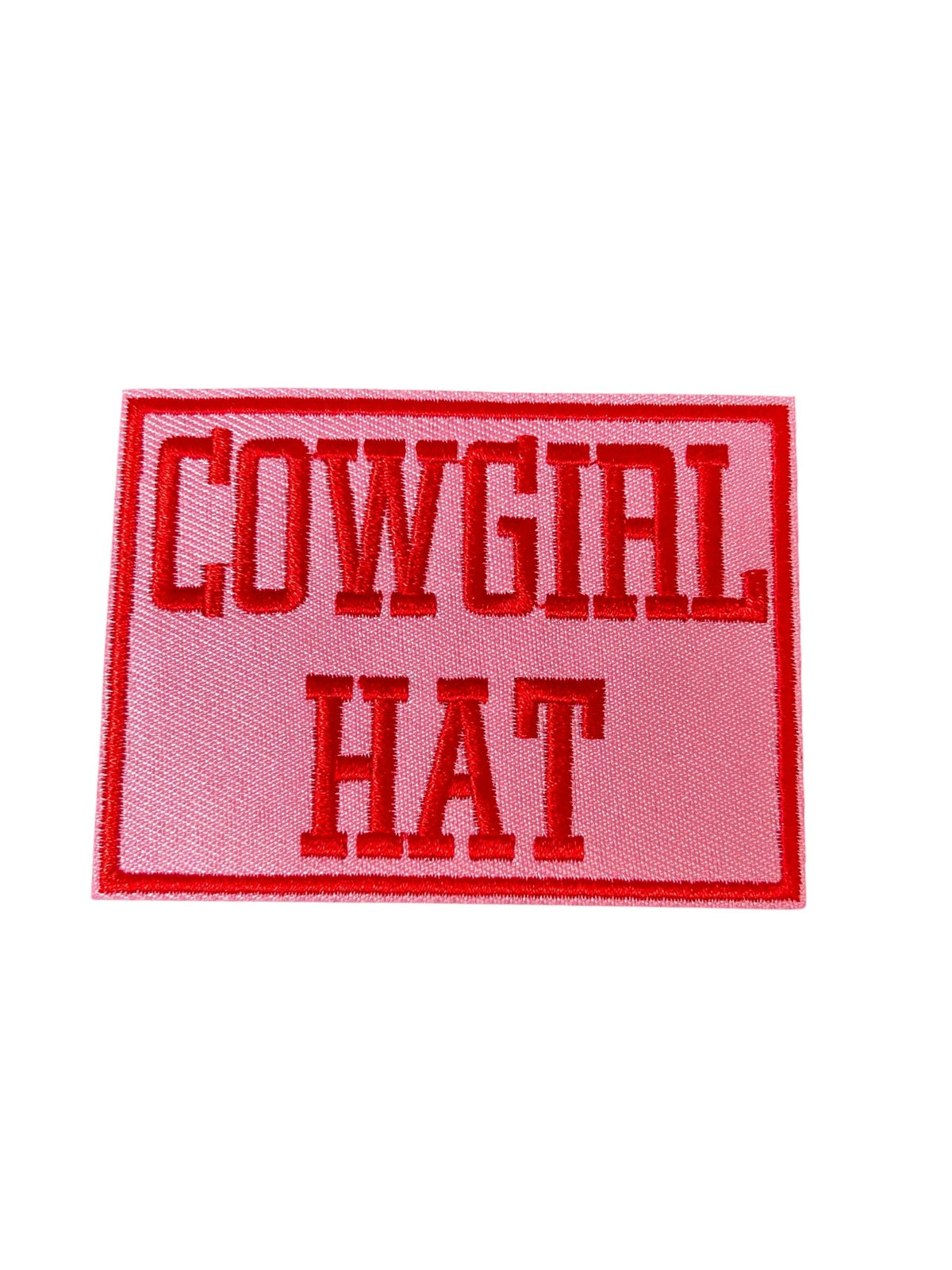 “Cowgirl Hat” Iron On Patch - Wander Together Outfitters