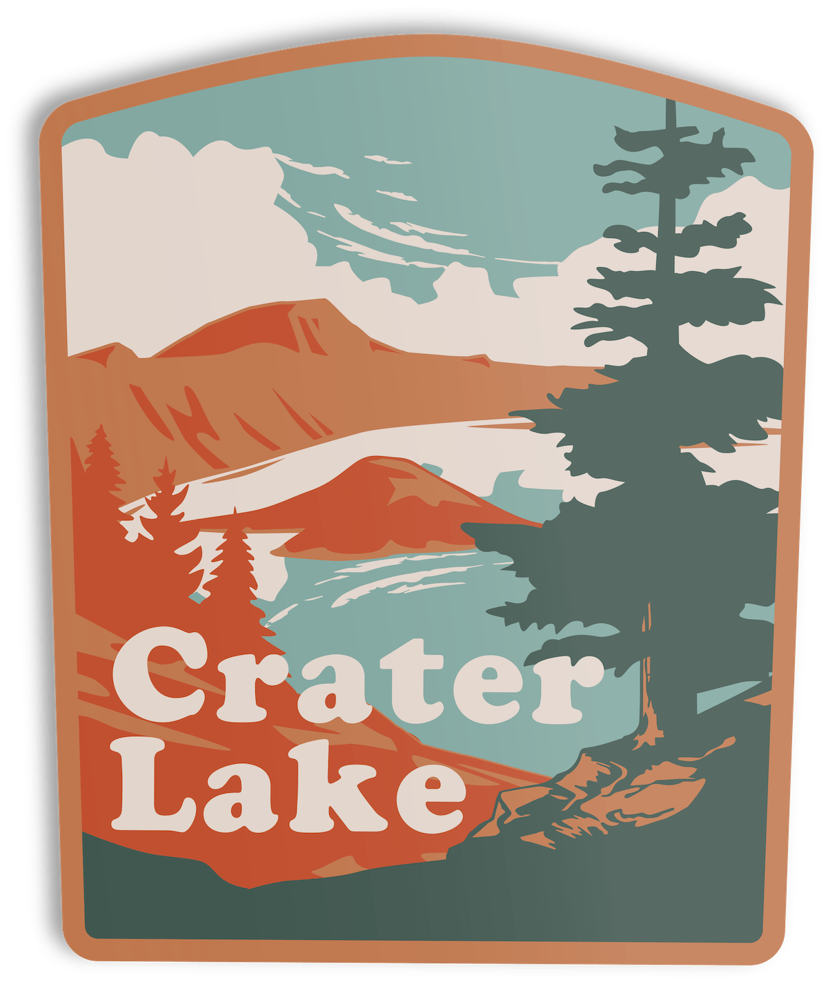 Crater Lake National Park Sticker - Wander Together Outfitters