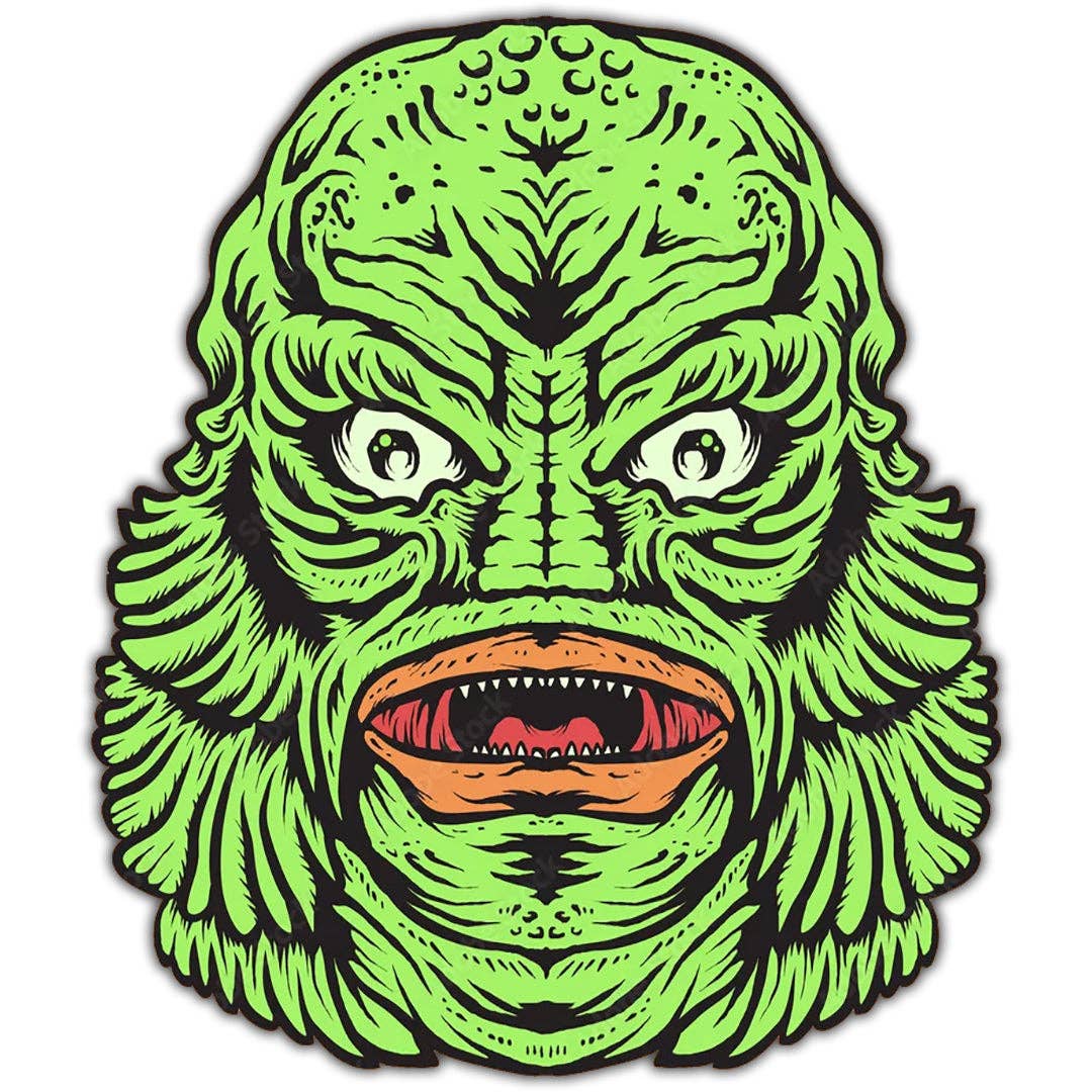 Creature from the Black Lagoon Vinyl Sticker - Wander Together Outfitters