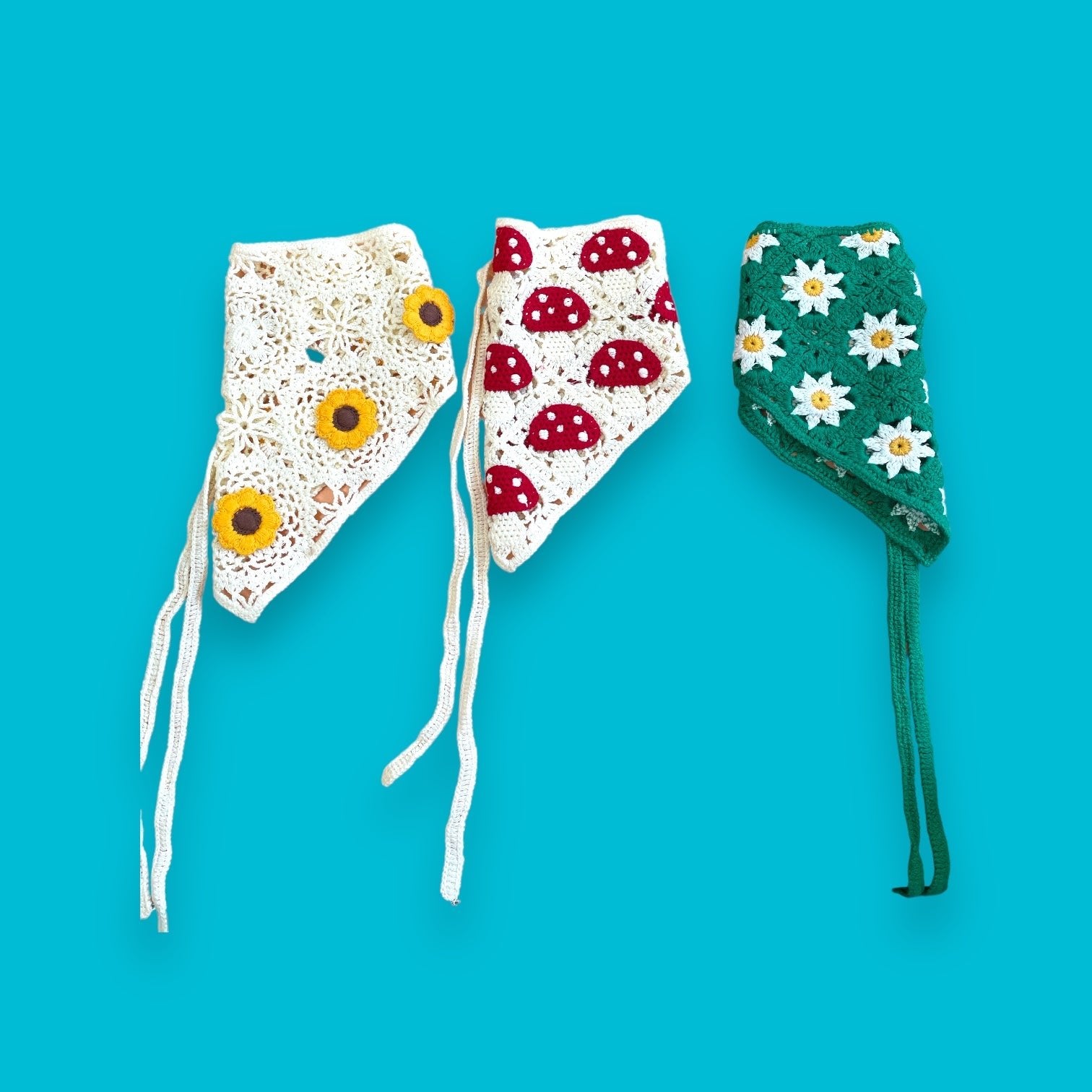 Crochet Headband Hair Bandanas (Last Chance CLEARANCE) - Wander Together Outfitters
