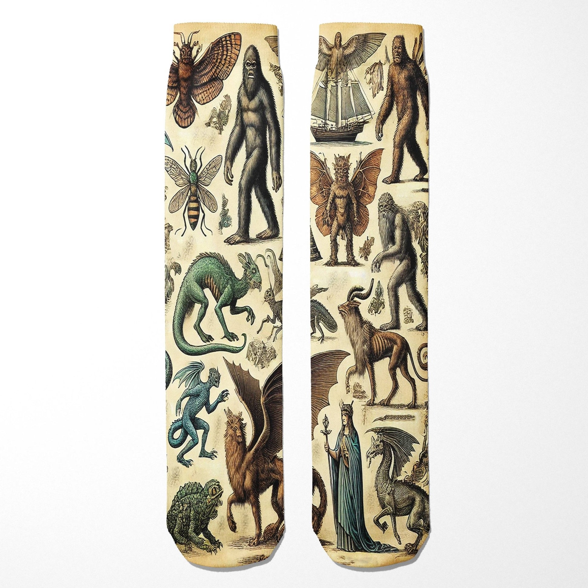 Cryptids and Mythological Creatures Socks - Wander Together Outfitters