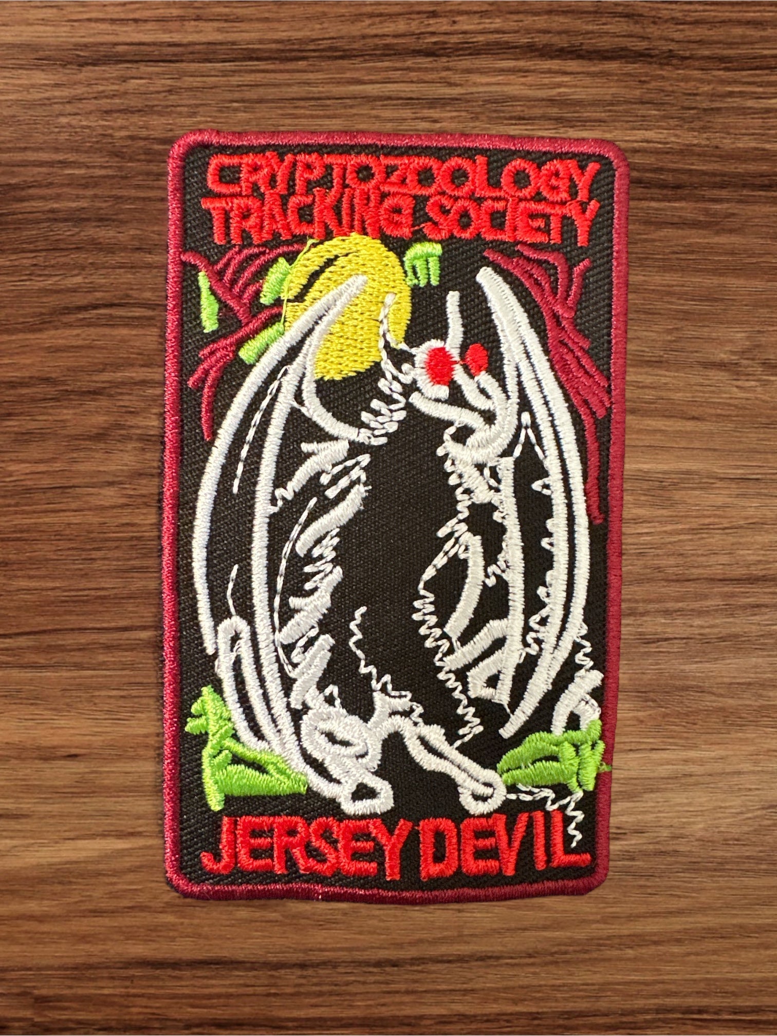 Cryptozoology Tracking Society Iron On Patches (Sasquatch, Loch Ness, Jackalope) - Wander Together Outfitters