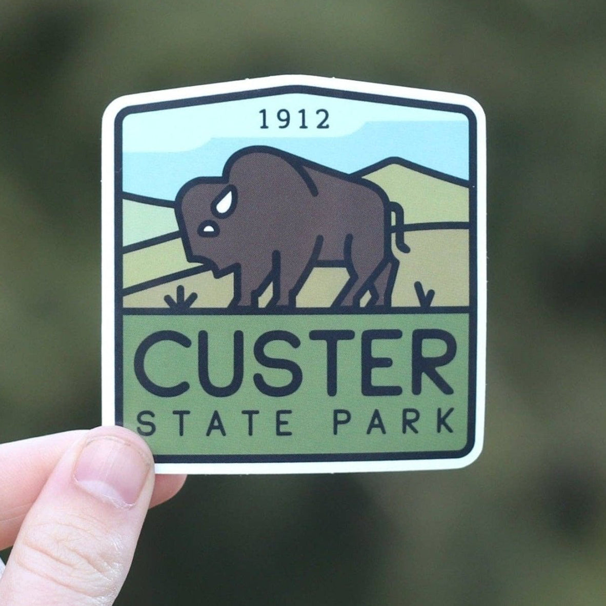 Custer State Park Vinyl Sticker - Wander Together Outfitters