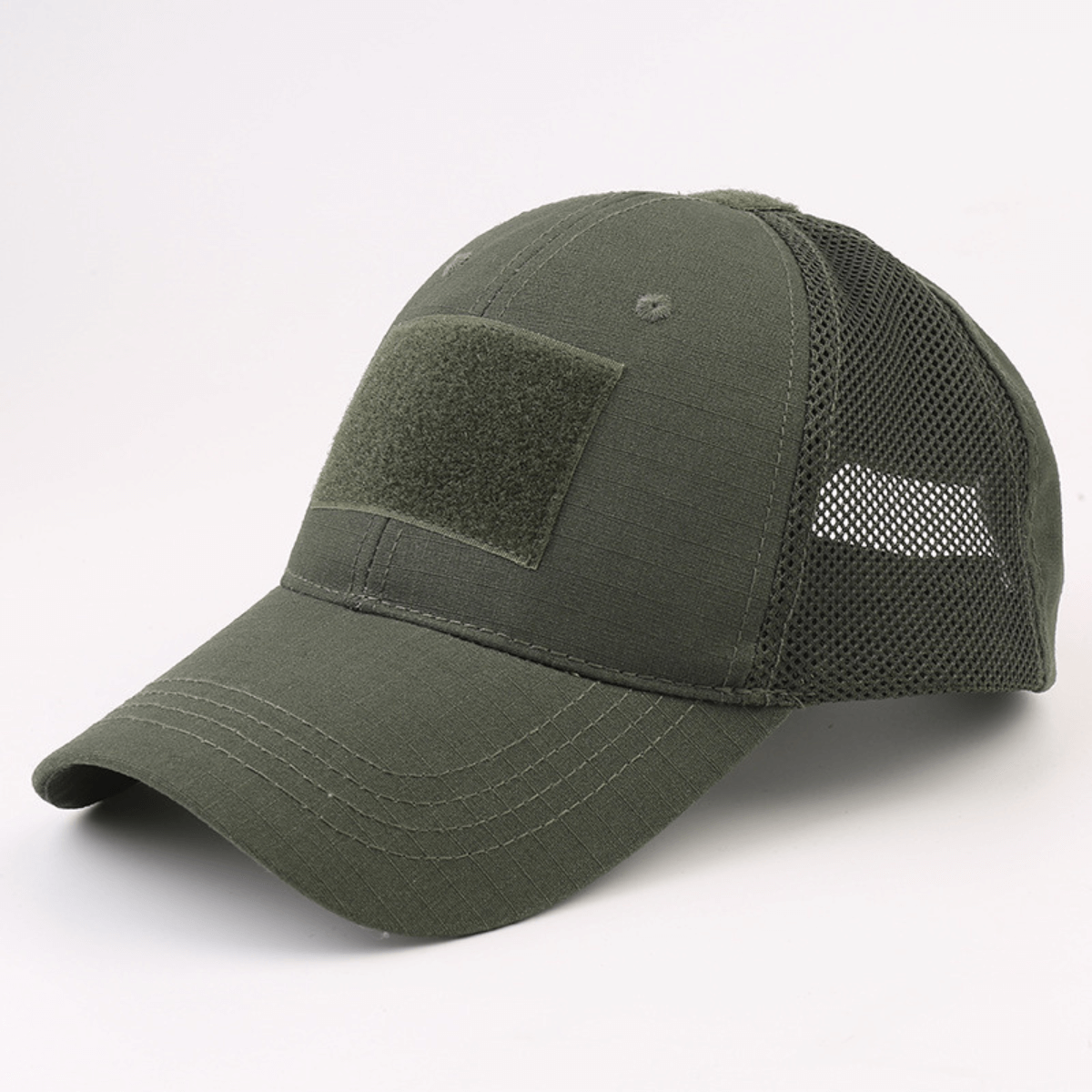 Customizable Tactical Patch Hat with Adjustable Strap: Black or Green - Wander Together Outfitters